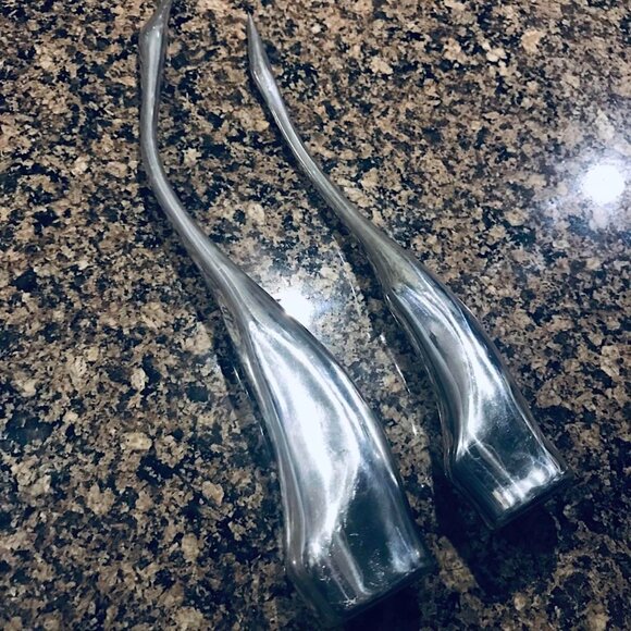 ⬇️PRICE DROP FOR CCO!⬇️ Vintage Hoselton recycled aluminum goose/crane figurines - Picture 8 of 9